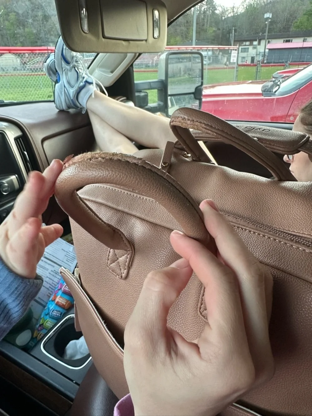 The Ayla Diaper Bag Backpack — Tan